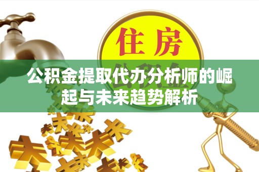 乐山公积金提取代办分析师的崛起与未来趋势解析