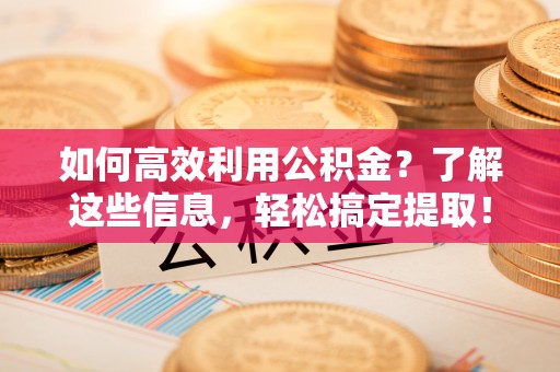 上海如何高效利用公积金？了解这些信息，轻松搞定提取！