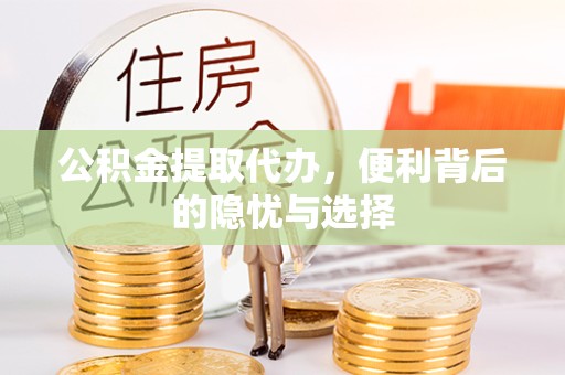 甘肃公积金提取代办，便利背后的隐忧与选择