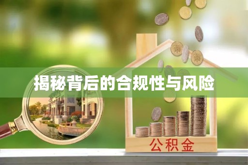 宣城揭秘背后的合规性与风险
