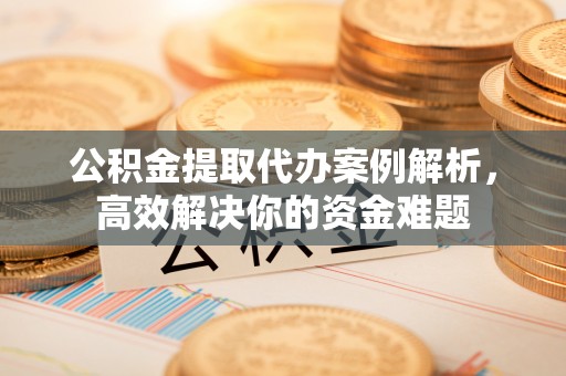 直宾公积金提取代办案例解析，高效解决你的资金难题