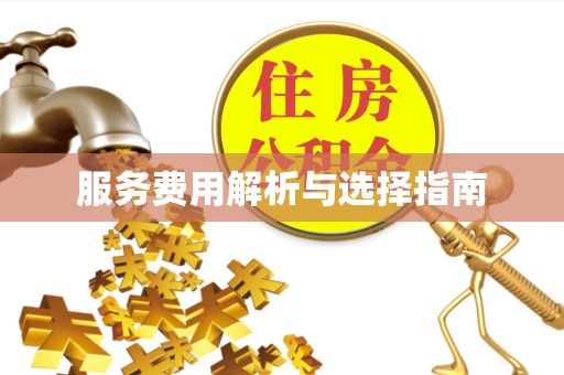 孝感服务费用解析与选择指南