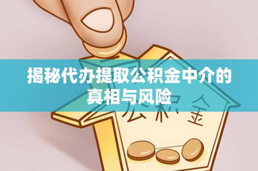 新疆揭秘代办提取公积金中介的真相与风险